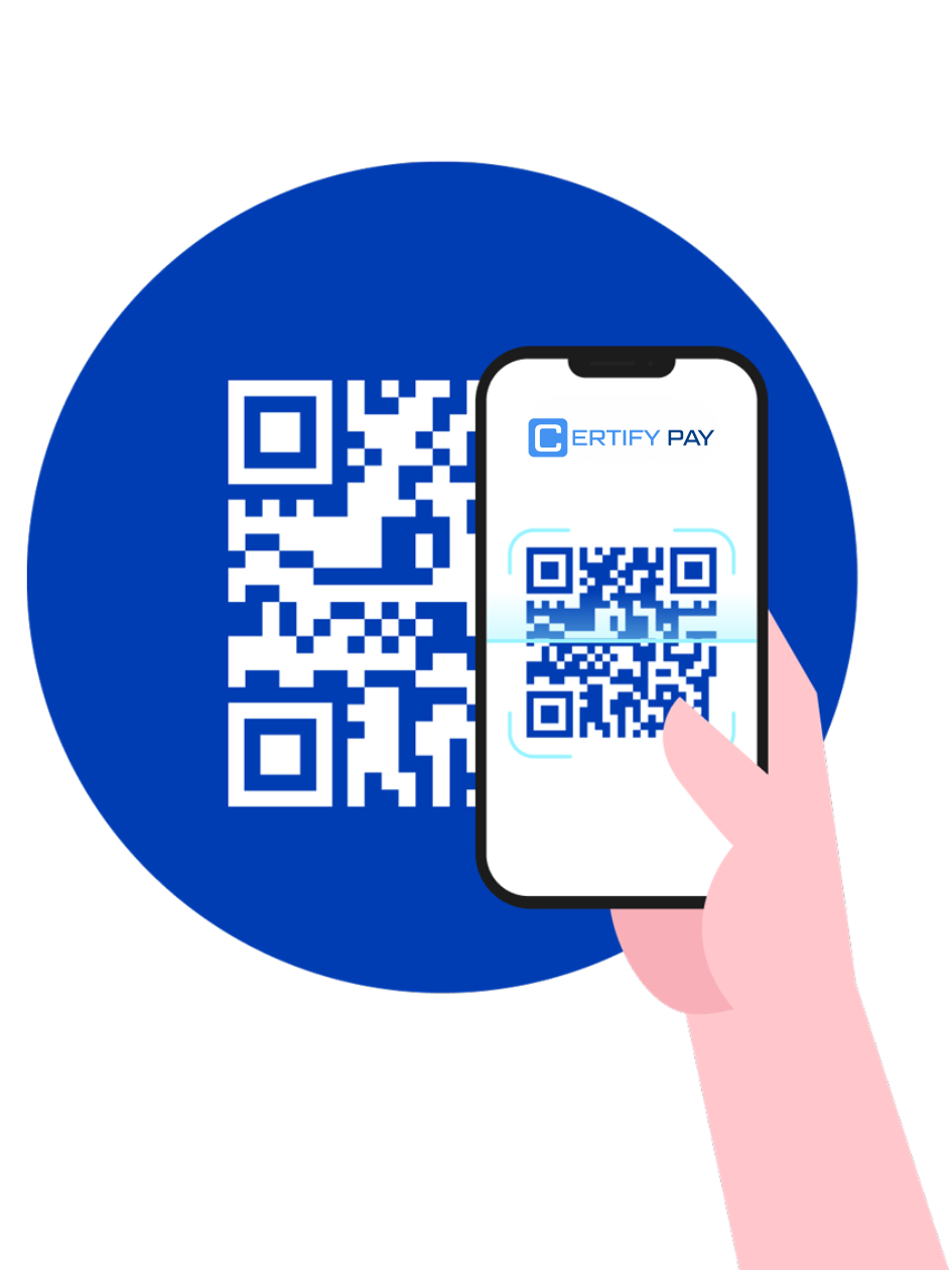 certify pay qr code payments