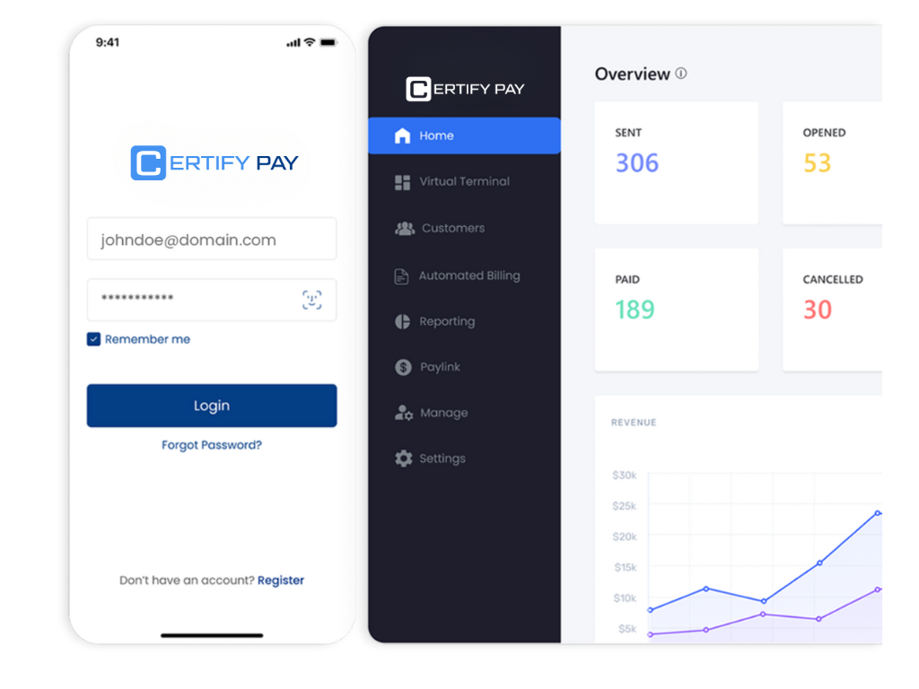 cerify pay hosted payment page